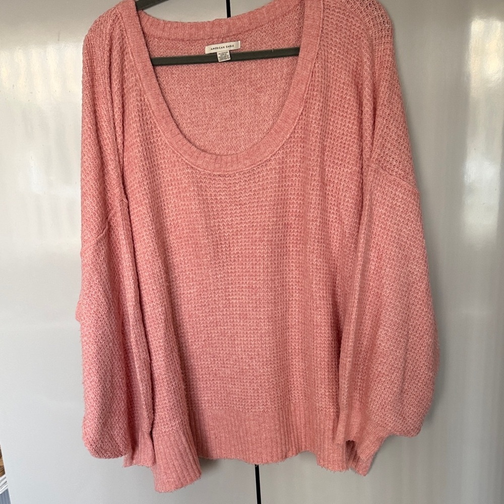 Cozy Pink Knit Sweater